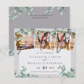 Greenery Eucalyptus Lilac Lemon Gray Wedding (Vorne/Hinten)