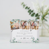 Greenery Eucalyptus Lilac Lemon Gray Wedding (Stehend Vorderseite)
