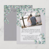 Greenery Eucalyptus Lilac Lemon Gray Wedding (Vorne/Hinten)