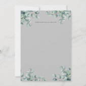 Greenery Eucalyptus Lilac Lemon Gray Wedding (Rückseite)
