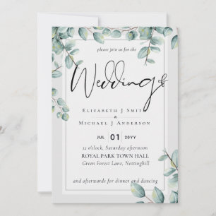 Greenery Eucalyptus Lilac Lemon Gray Wedding