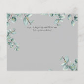 Greenery Eucalyptus Lilac Lemon Gray Wedding (Rückseite)