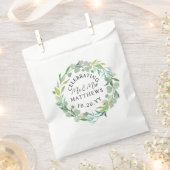 Greenery Eucalyptus Polterabend Geschenktütchen (Ausgeschnitten)