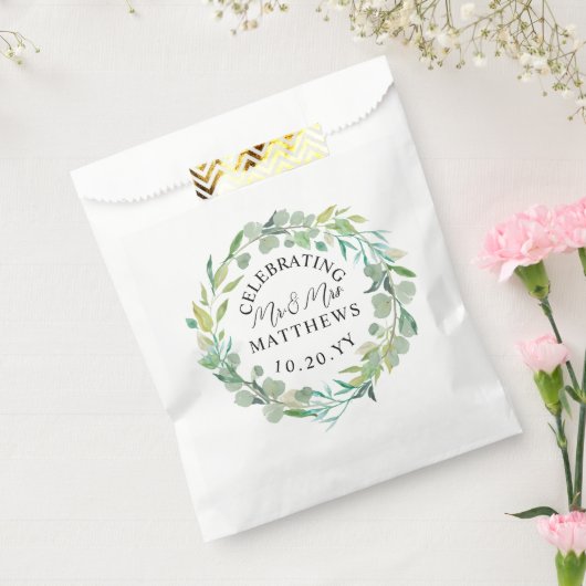 Greenery Eucalyptus Polterabend Geschenktütchen (Versiegelt)