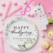 Greenery Eucalyptus Pumpkin Erntedank Dinner Pappteller (Party)