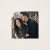 Greenery Eucalyptus QR Code Foto Wedding RSVP (Rückseite)