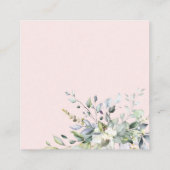 Greenery Eucalyptus rät wie viele Kisses Cards Begleitkarte (Rückseite)