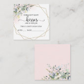 Greenery Eucalyptus rät wie viele Kisses Cards Begleitkarte (Vorne/Hinten)