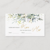 Greenery Eucalyptus rät wie viele Küsse in Jar Begleitkarte (Vorderseite)