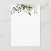 Greenery Eucalyptus rät wie viele Küsse in Jar Begleitkarte (Rückseite)