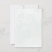 Greenery Eucalyptus Watercolor Wedding Einladung (Rückseite)