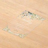 Greenery Eucalyptus Wedding Acryleinladungen (Ablage )