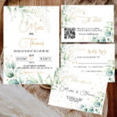 Greenery Eucalyptus Wedding Einladung