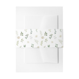 Greenery Eucalyptus wedding Einladung Bauchband Einladungsbanderole