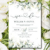 Greenery Eucalyptus Wedding Einladung Blumenhochze