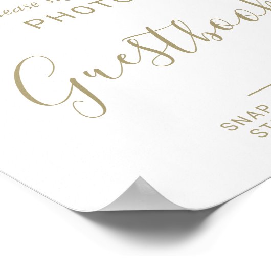 Greenery Eucalyptus Wedding Foto Gästebuch (Ecke)