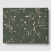 Greenery Eucalyptus Wedding Gästebuch (Rückseite)