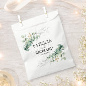 Greenery Eucalyptus Wedding Geschenktütchen (Ausgeschnitten)