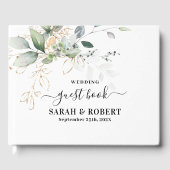 Greenery Eucalyptus wedding Guest Book Gästebuch (Vorderseite)