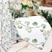 Greenery Eucalyptus Wedding Krawatte