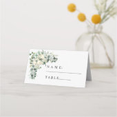 Greenery Eucalyptus Wedding Platzkarte (Vorderseite)