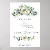 Greenery Eucalyptus Wedding Poster (Vorne)