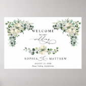 Greenery Eucalyptus Wedding Poster (Vorne)