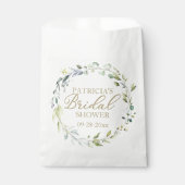 Greenery Eucalyptus Wreath Brautparty Geschenktütchen (Vorderseite)