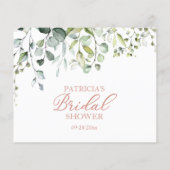 Greenery Eukalyptus Brautparty Advice Cards (Rückseite)