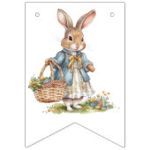 Greenery Eukalyptus Girl's First Birthday Wimpelkette (Erste Fahne)