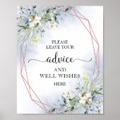 Greenery Eukalyptus Ratgeber und wünscht sich Unte Poster (Vorne)