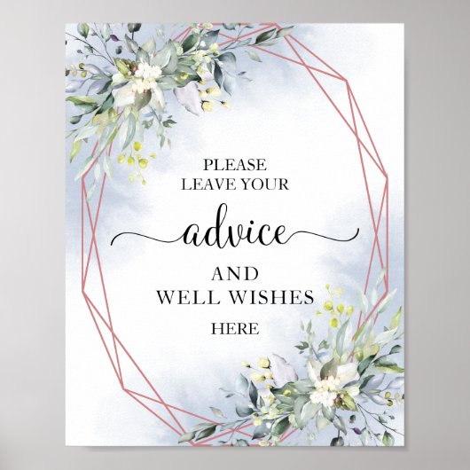 Greenery Eukalyptus Ratgeber und wünscht sich Unte Poster (Vorne)