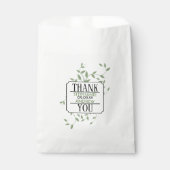 Greenery Favor Bag Geschenktütchen (Vorderseite)