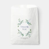 Greenery Favor Bags Geschenktütchen (Vorderseite)