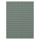 Greenery Floral Boho Sage Green Wedding Tischdecke (Vorderseite)