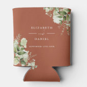 Greenery Floral Dosenkühler (Rückseite)