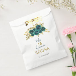 Greenery Floral Quinceañera Geschenktütchen