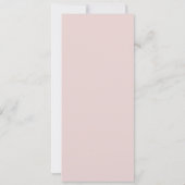 Greenery Floral Simple Hochzeitsmenü (Rückseite)