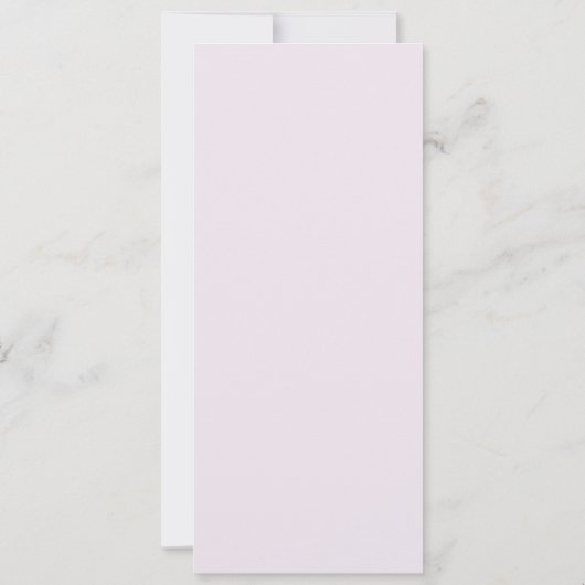 Greenery Floral Simple Hochzeitsmenü (Rückseite)