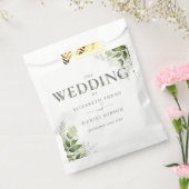 Greenery Floral Typografy Wedding Geschenktütchen (Versiegelt)