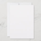Greenery Floral Wedding Invitation Background Einladung (Rückseite)