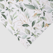 Greenery Foliage Gold Blätter Seidenpapier (Detail)