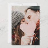 Greenery Foliage Gold Geometric Foto Wedding Save The Date (Rückseite)