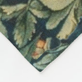 GREENERY,FOREST ANIMALS Pheasant ,Fox,Green Floral Fleecedecke (Ecke)