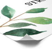 Greenery Foto Booth Wedding oder Party Sign Poster (Ecke)