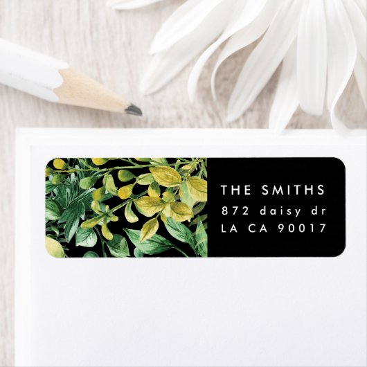 Greenery Fresh Leaf Moderne Hochzeitsszene Rücksen (Insitu)