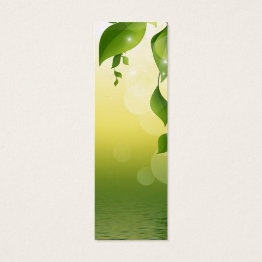 Greenery Funeral Danke Lesezeichen (Rückseite)