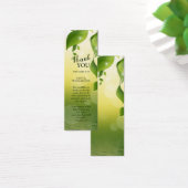 Greenery Funeral Danke Lesezeichen (Schreibtisch)