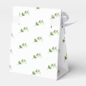 Greenery Garden Blätter Rahmen Wedding Geschenkschachtel (Rückseite)