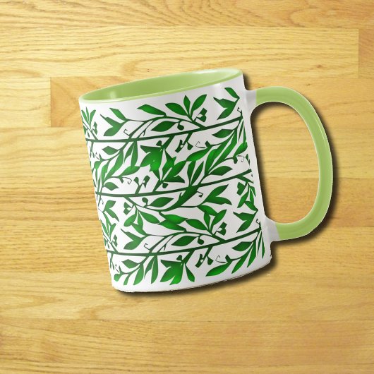 Greenery Garland Lime Green Coffee Tasse
